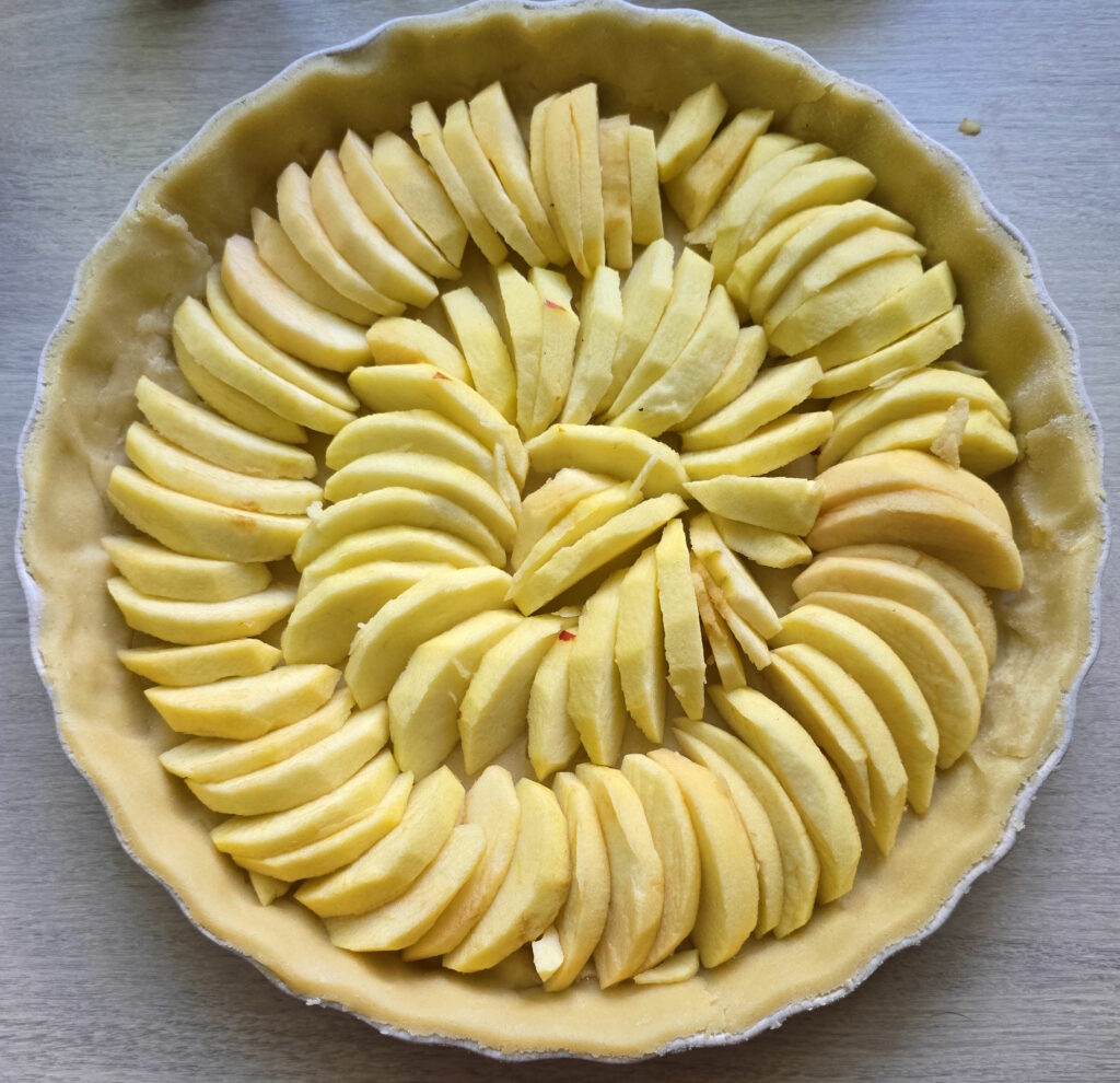 Tarte normande aux pommes